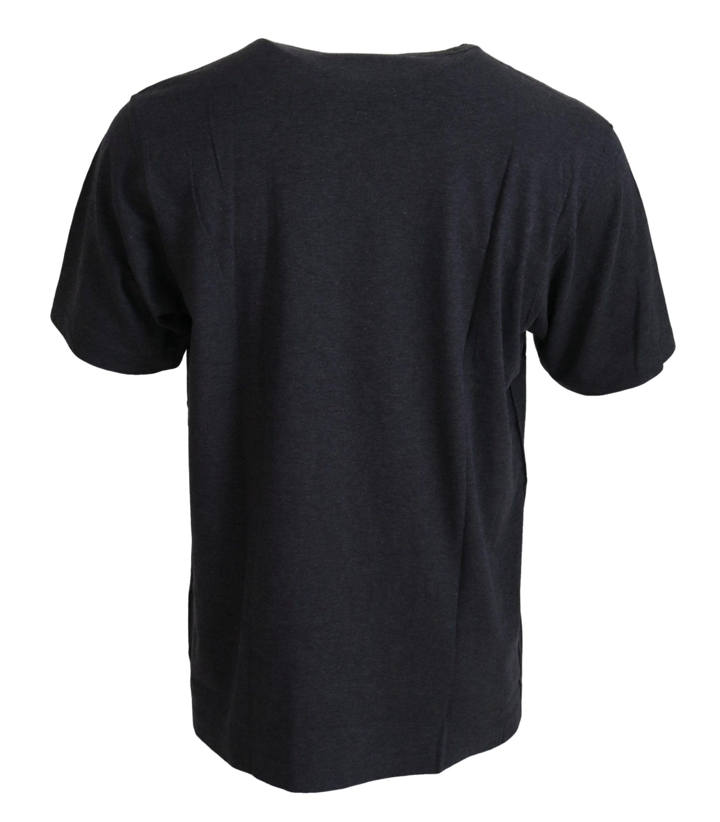 Dolce &amp; Gabbana Gray Crewneck Cotton Short Sleeve T-shirt