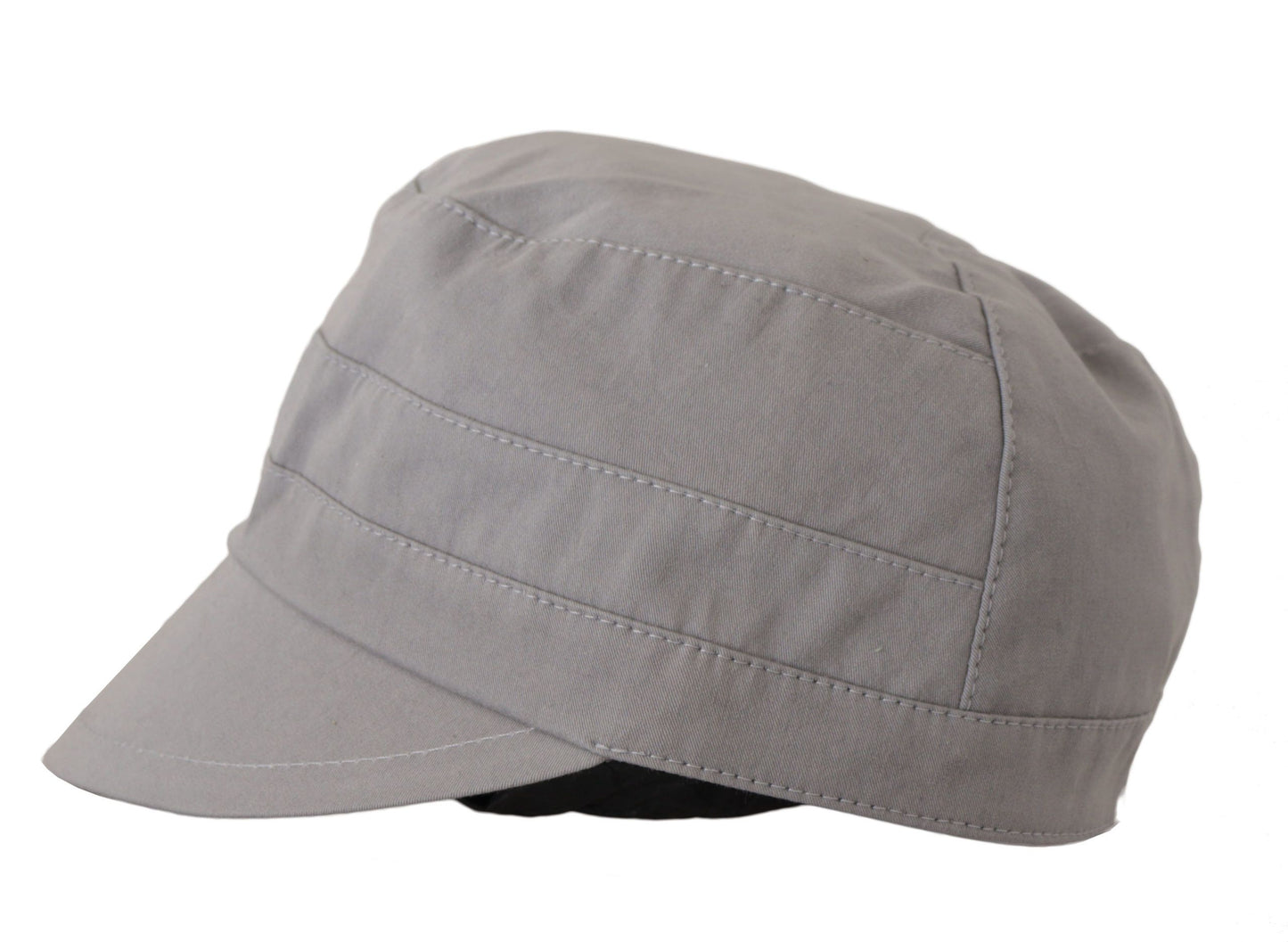 Dolce &amp; Gabbana Gray Newsboy Cap Men Capello Cotton Hat