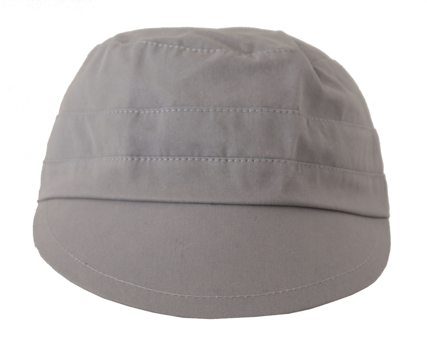 Dolce &amp; Gabbana Gray Newsboy Cap Men Capello Cotton Hat