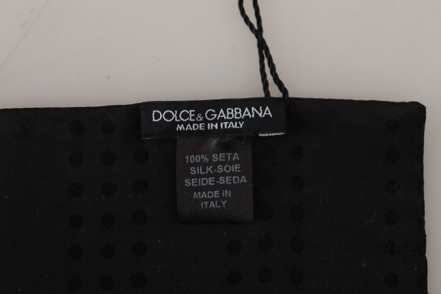 Dolce &amp; Gabbana Dark Blue Fringes Shawl Silk Wool Scarf