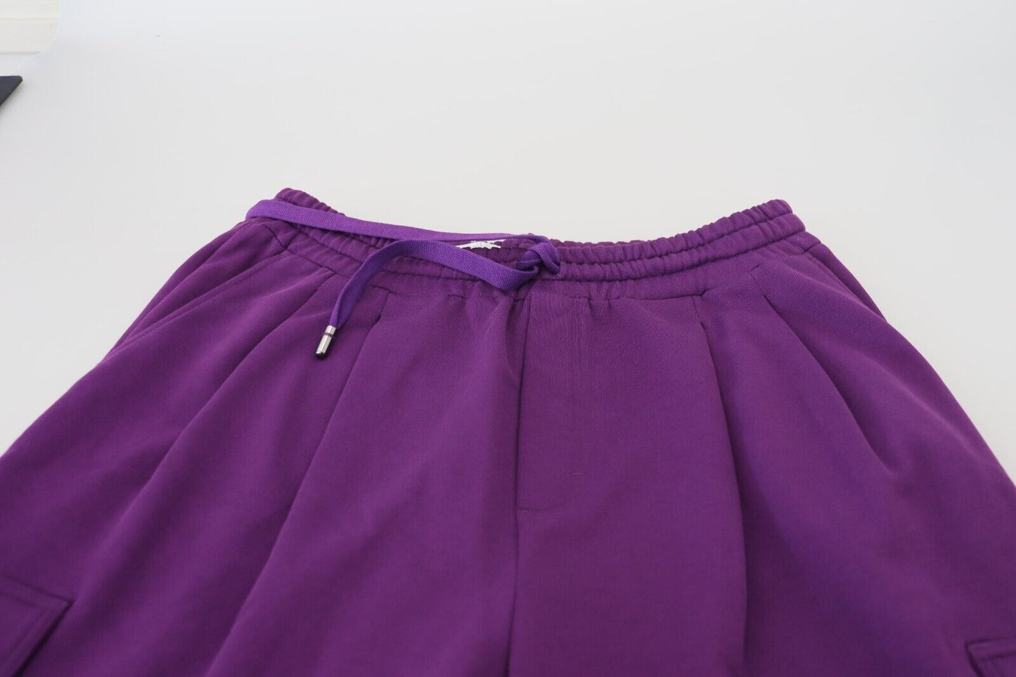 Dolce &amp; Gabbana Elegante violette Cargo-Jogginghose aus Baumwolle