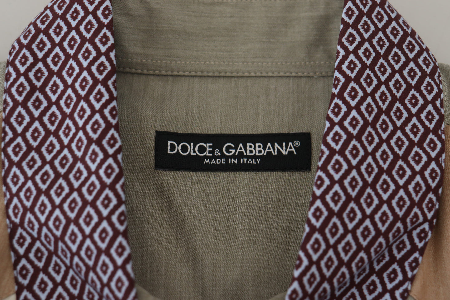 Dolce &amp; Gabbana Elegantes mehrfarbiges Slim-Fit-Freizeithemd