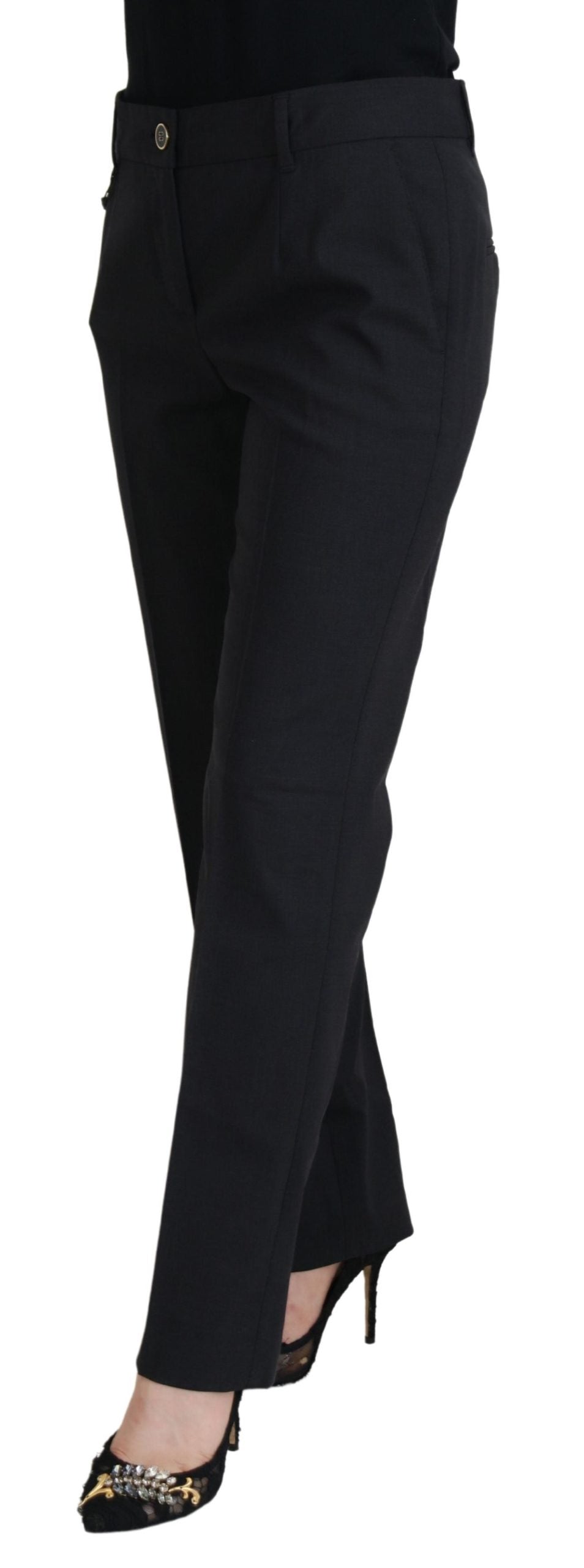 Schicke Hose aus grauer Wollmischung von Dolce &amp; Gabbana für gehobenen Stil