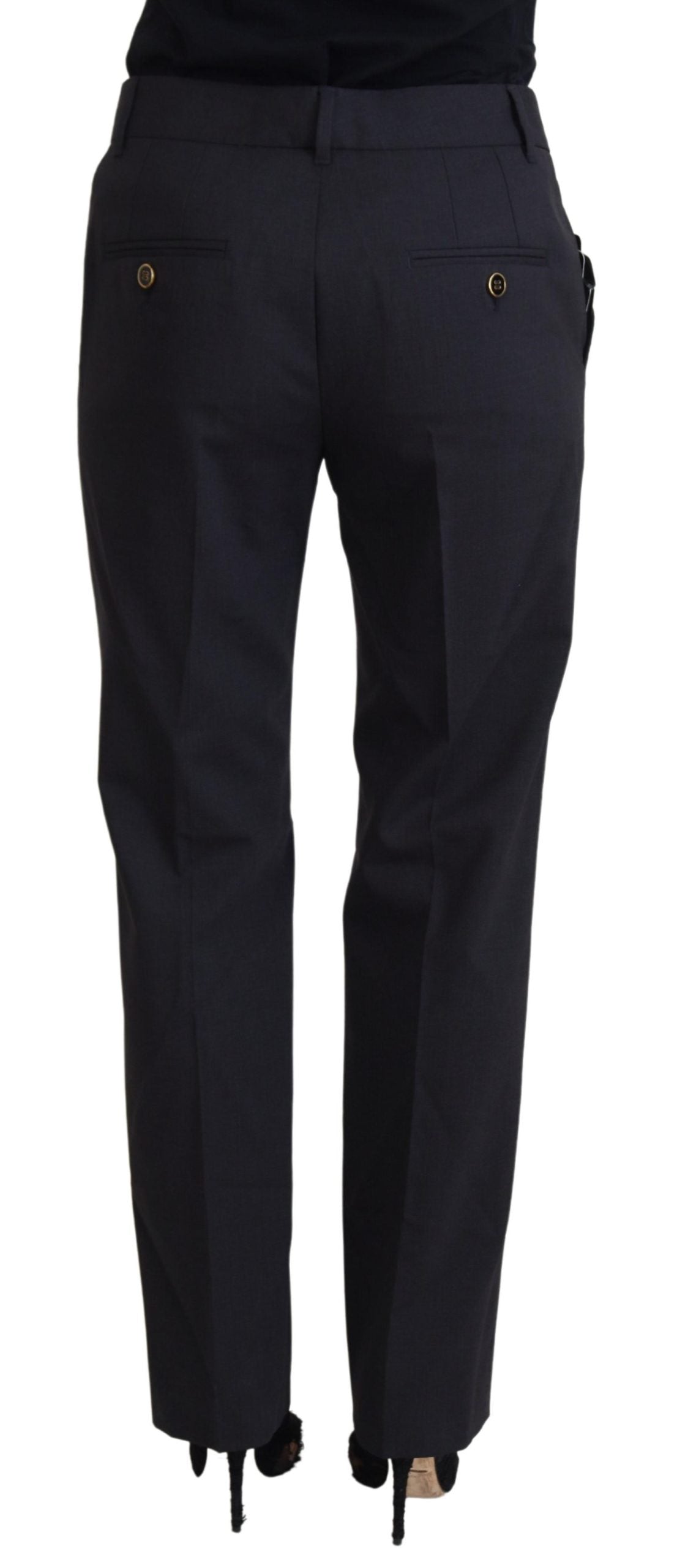 Schicke Hose aus grauer Wollmischung von Dolce &amp; Gabbana für gehobenen Stil