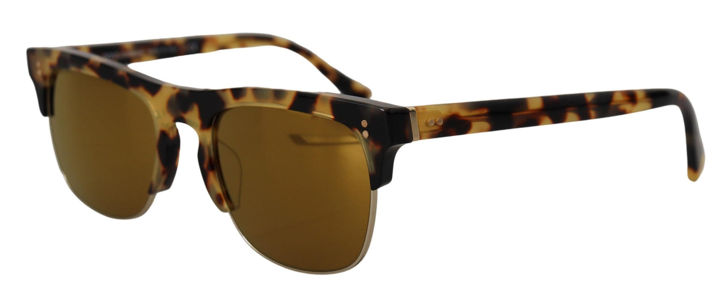 Dolce &amp; Gabbana Brown Gold Acetate Havana DG430A Sunglasses