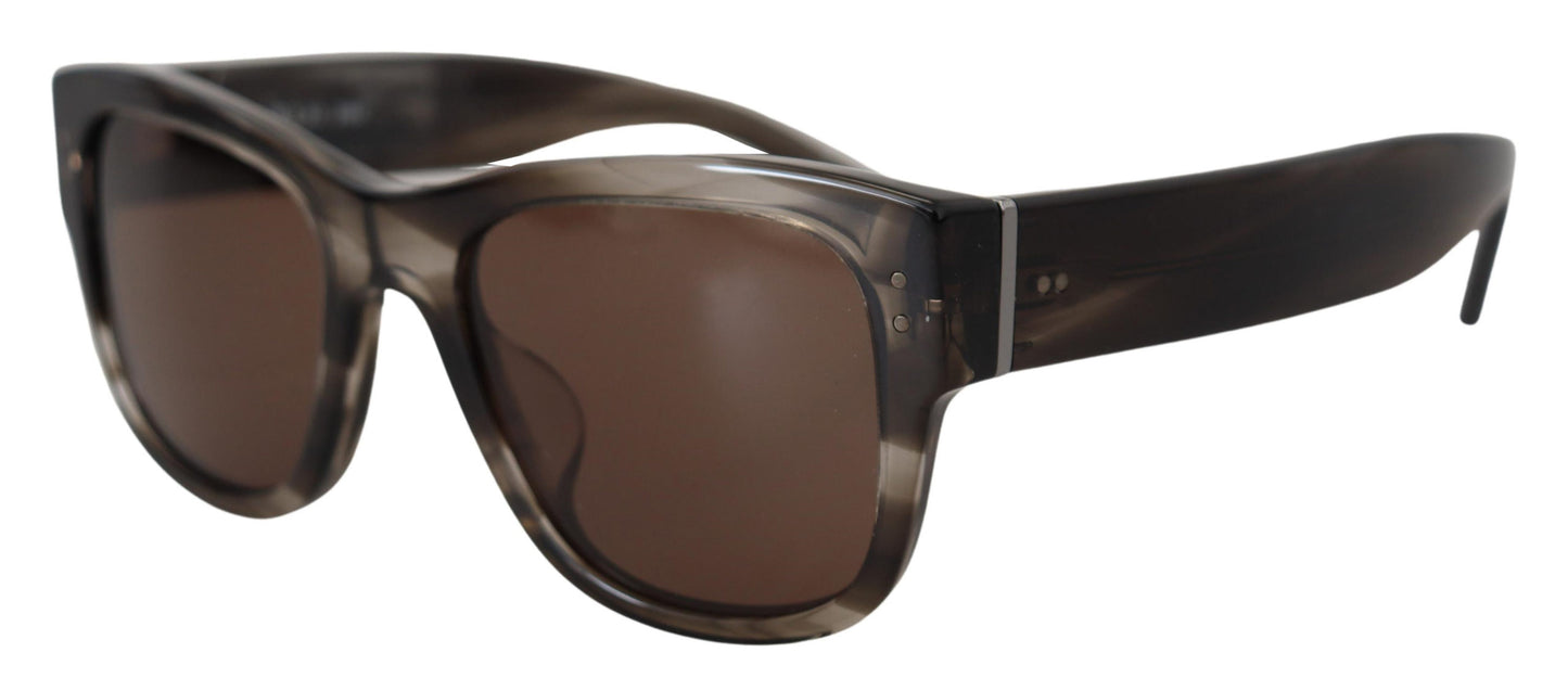 Dolce &amp; Gabbana Chic Brown Gradient Damensonnenbrille