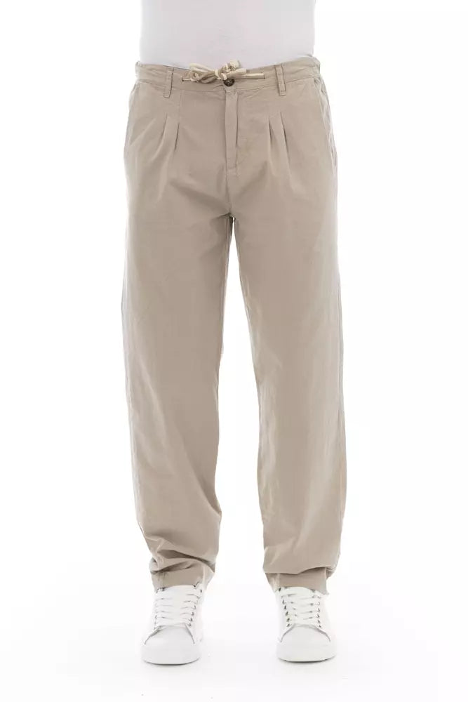 Baldinini Trend Chic Beige Chinohose für Herren