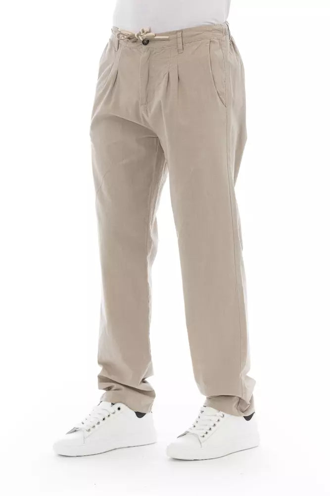 Baldinini Trend Chic Beige Chinohose für Herren