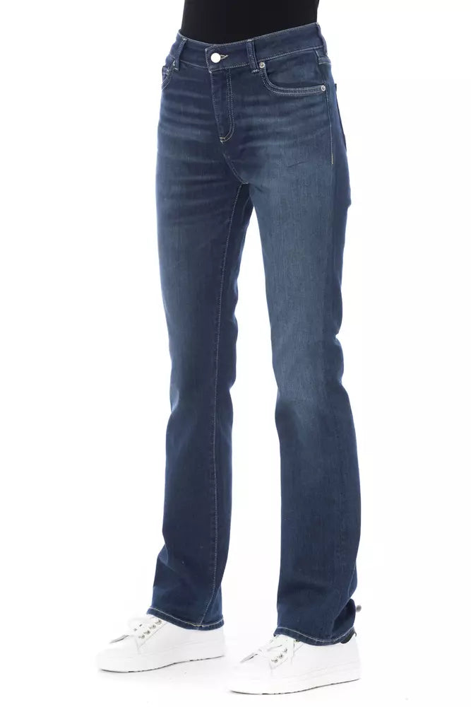 Jeans da donna Baldinini Trend in cotone blu