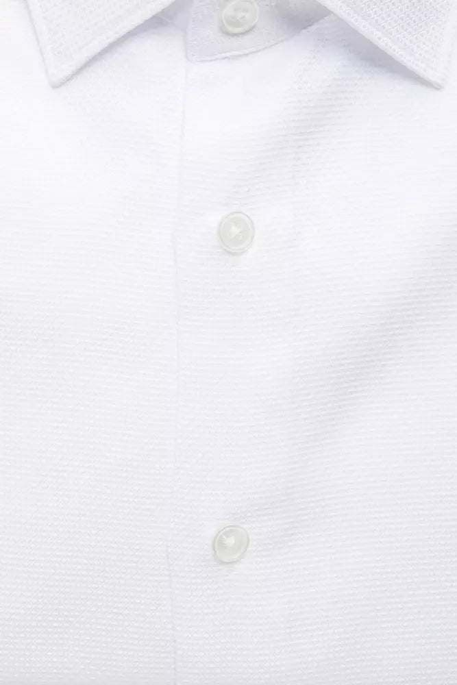 Robert Friedman White Cotton Mens Shirt