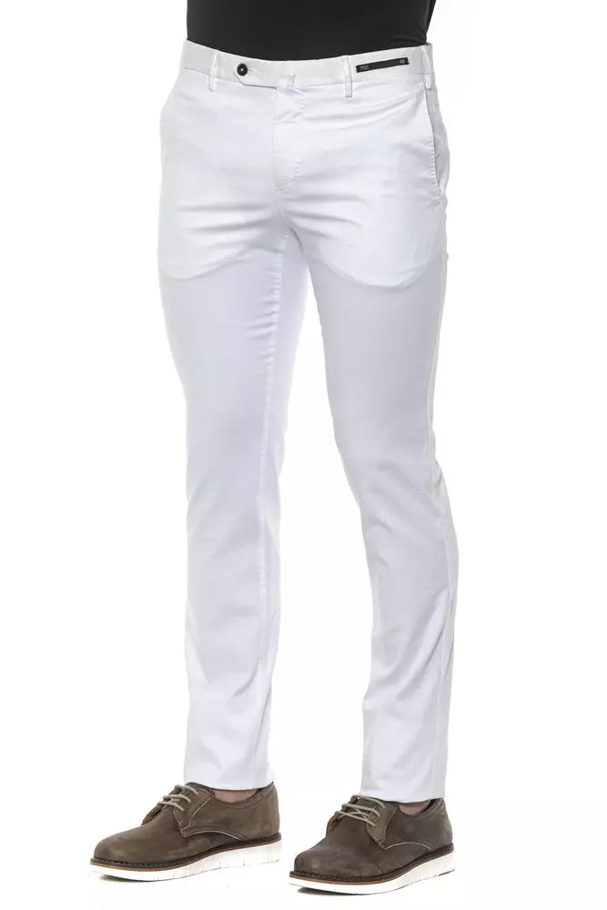 PT Torino Chic Super Slim weiße Hose für Herren