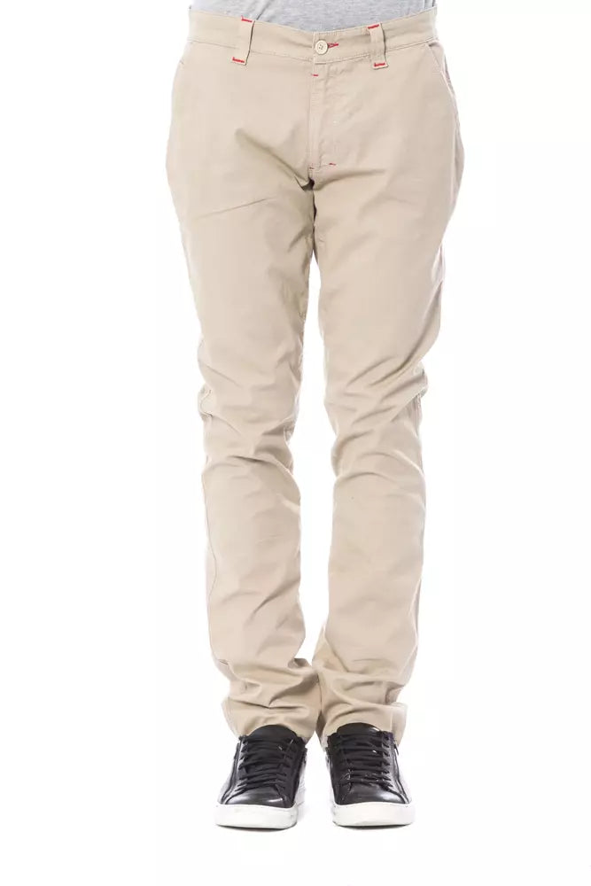 Verri Beige Slim Fit Chinohose