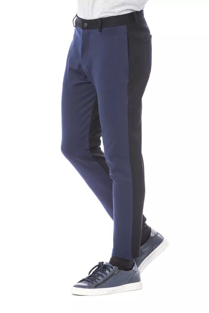 Verri Blue Viscose Jeans &amp; Pant