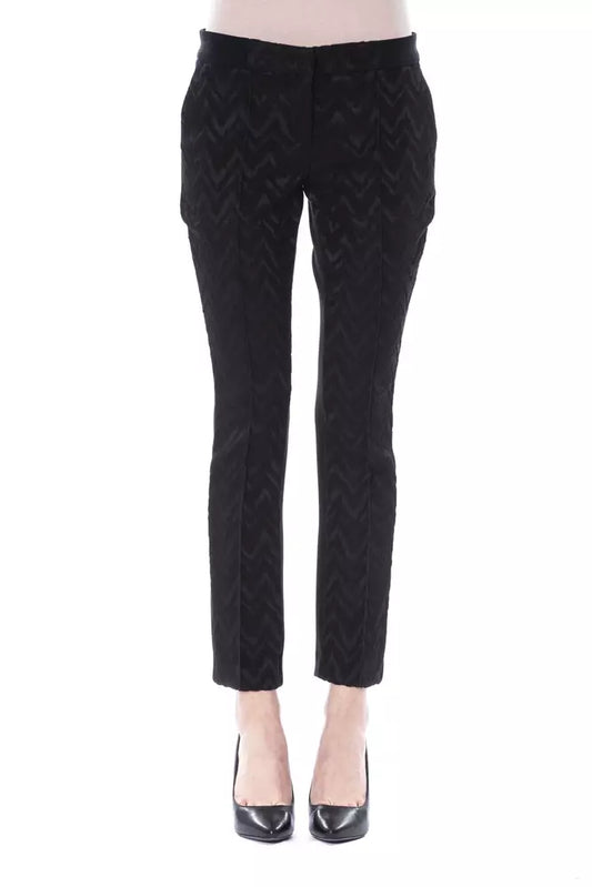 BYBLOS Black Acrylic Jeans &amp; Pant