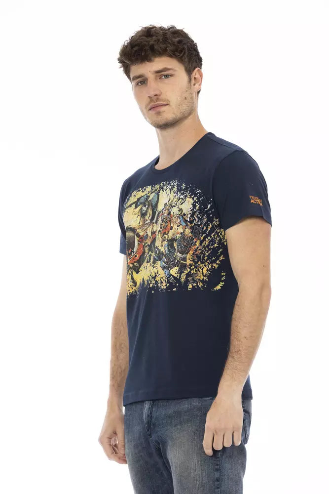 Trussardi Action Elegantes Kurzarm-T-Shirt mit Rundhalsausschnitt