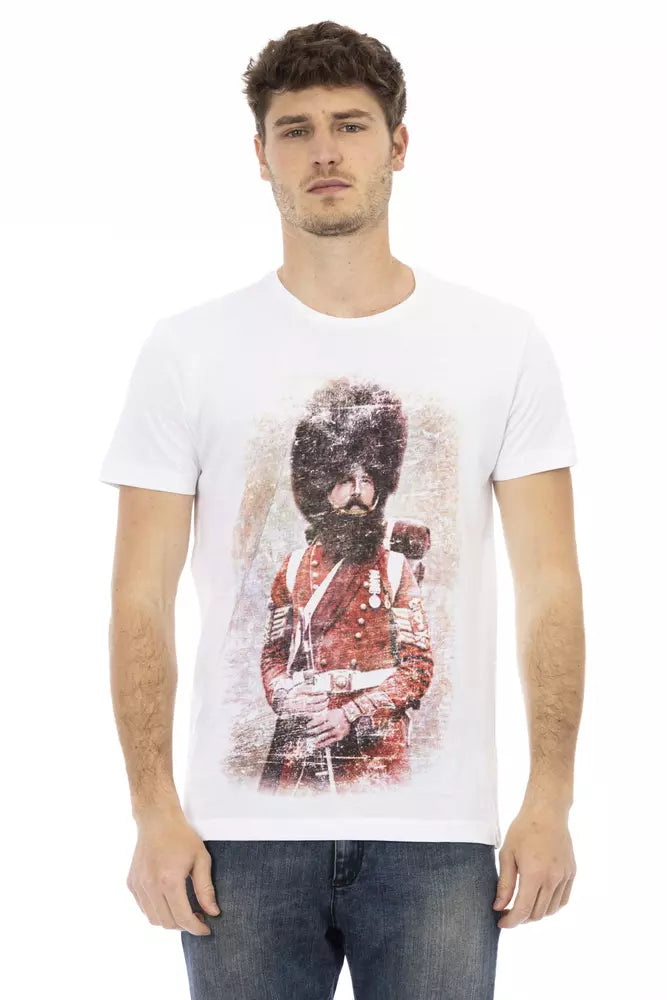 Trussardi Action Elegantes Kurzarm-T-Shirt mit Rundhalsausschnitt