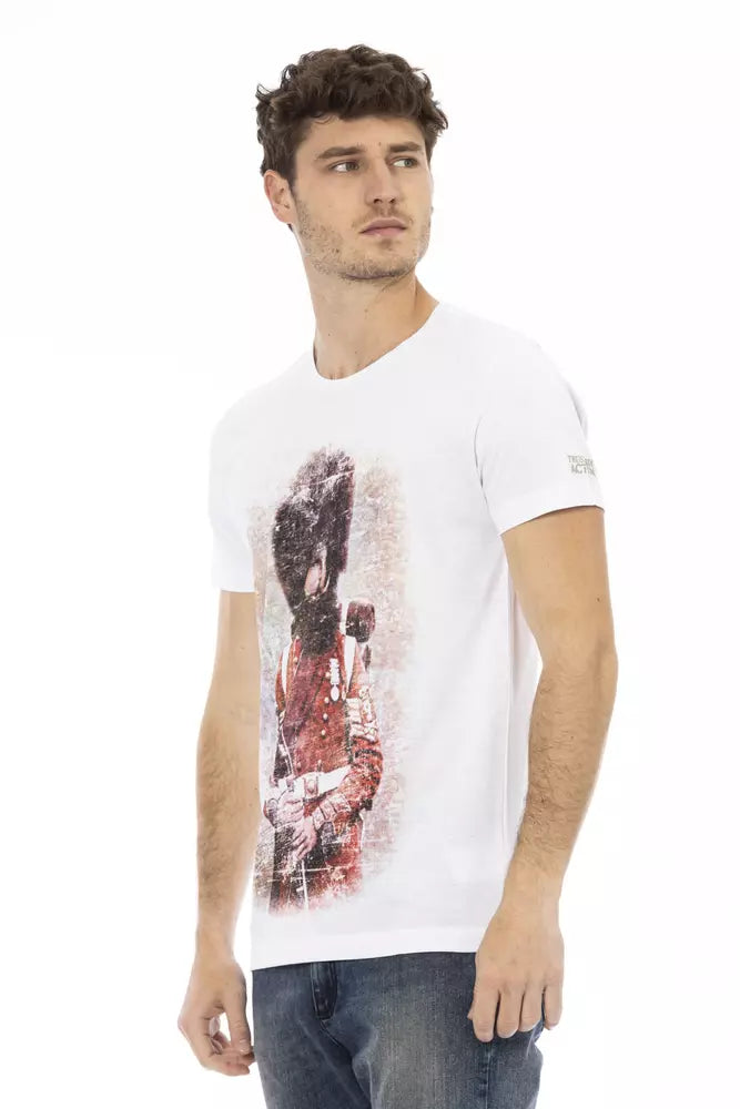 Trussardi Action Elegantes Kurzarm-T-Shirt mit Rundhalsausschnitt