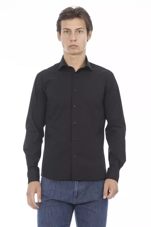 Baldinini Trend Sleek Slim-Fit Designer-Hemd für Herren