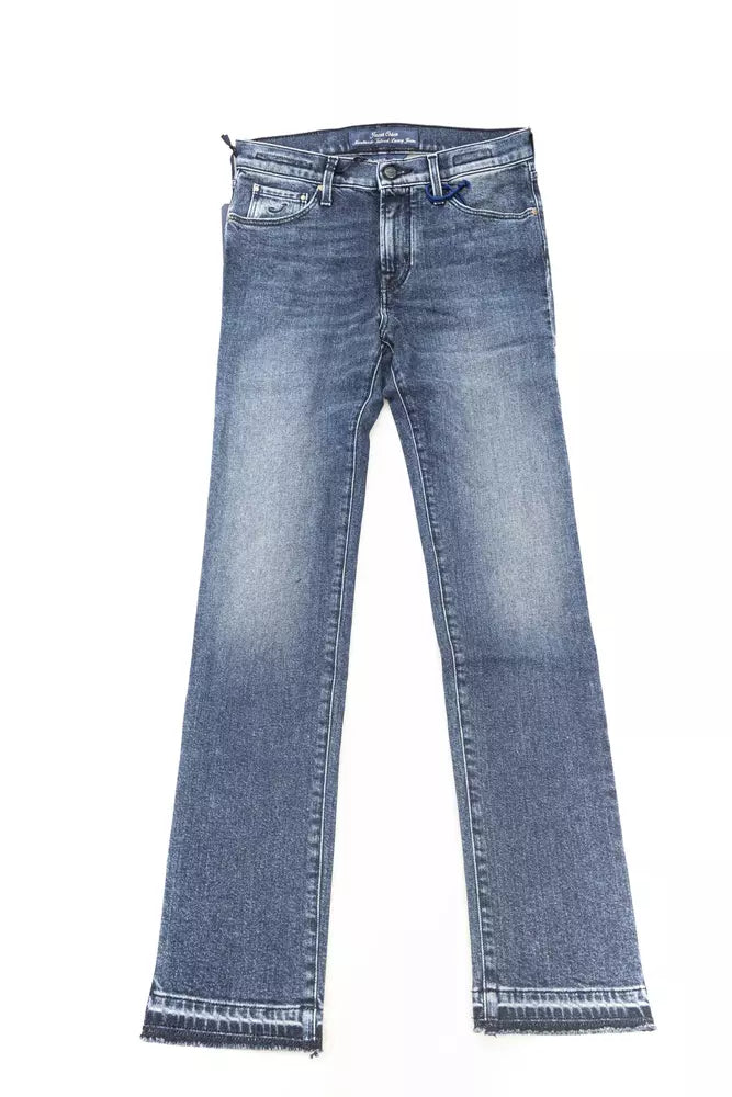 Jacob Cohen Blue Cotton Jeans &amp; Pant