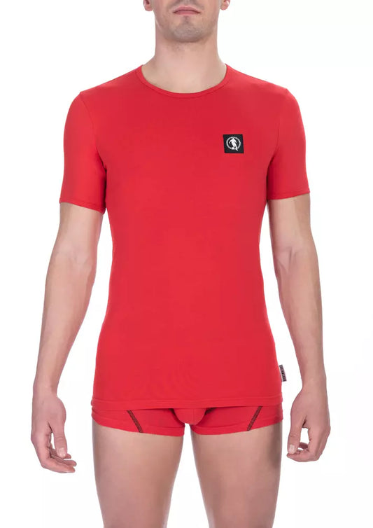 Bikkembergs Red Cotton Men's T-Shirt