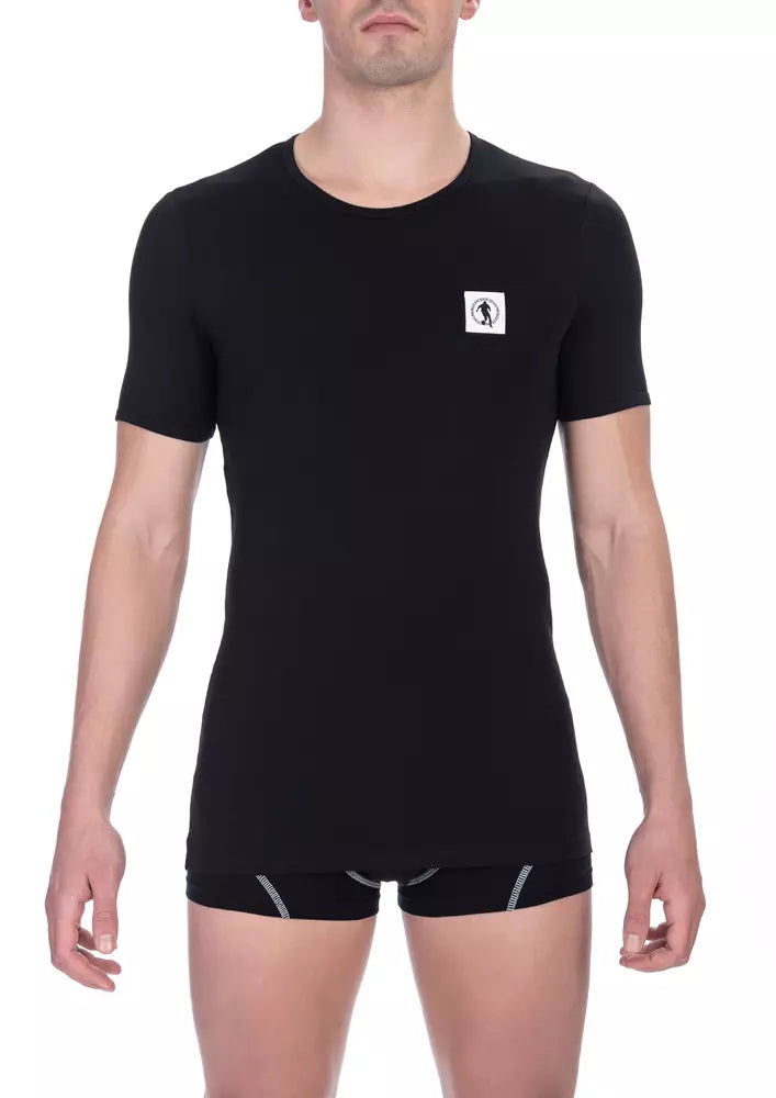 Bikkembergs elegante Bi-Pack-T-Shirts aus Baumwolle mit Rundhalsausschnitt