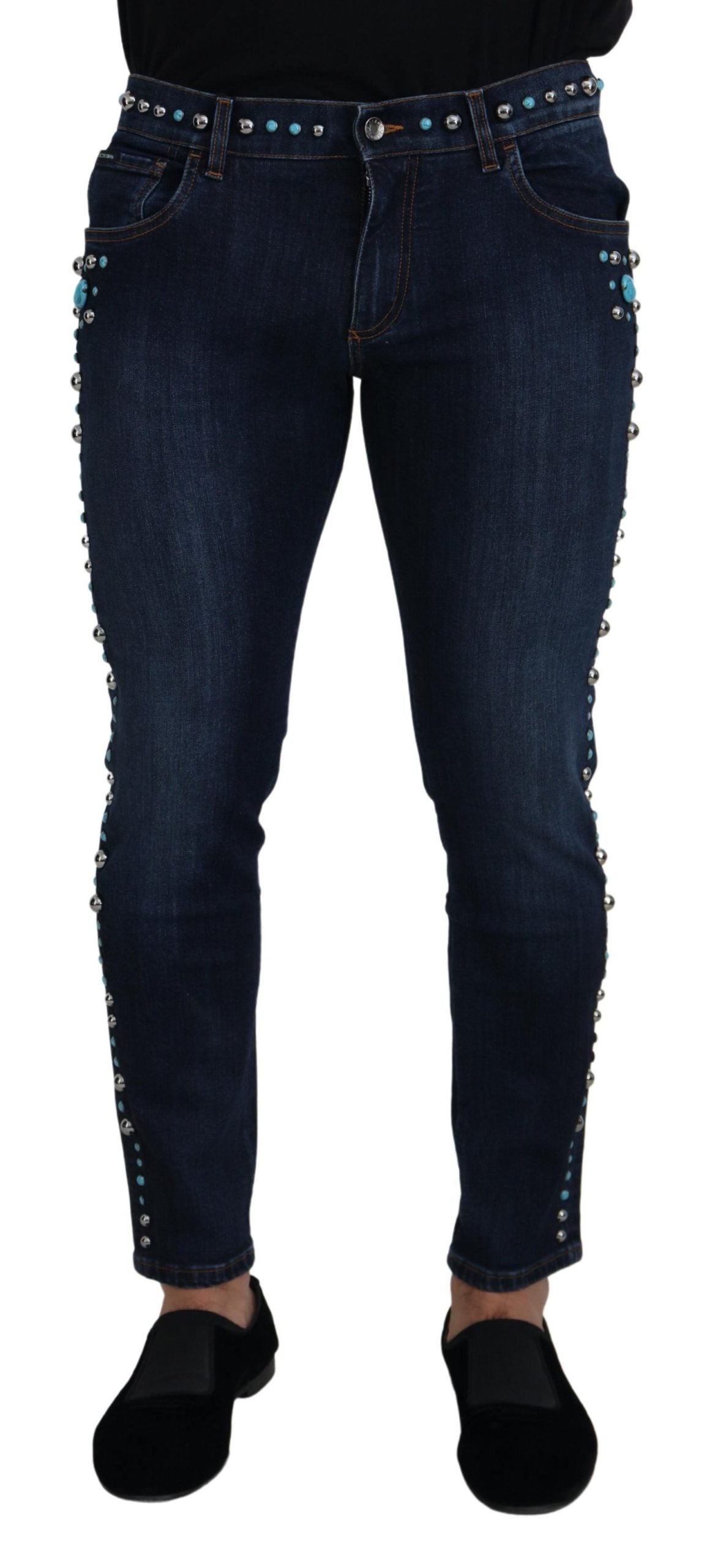 Dolce &amp; Gabbana Opulence Denim-Jeans mit Nieten