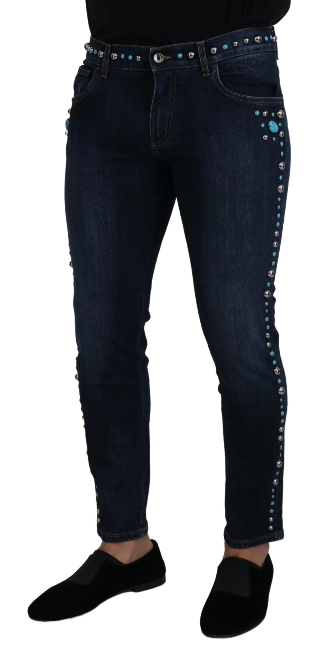 Dolce &amp; Gabbana Opulence Denim-Jeans mit Nieten