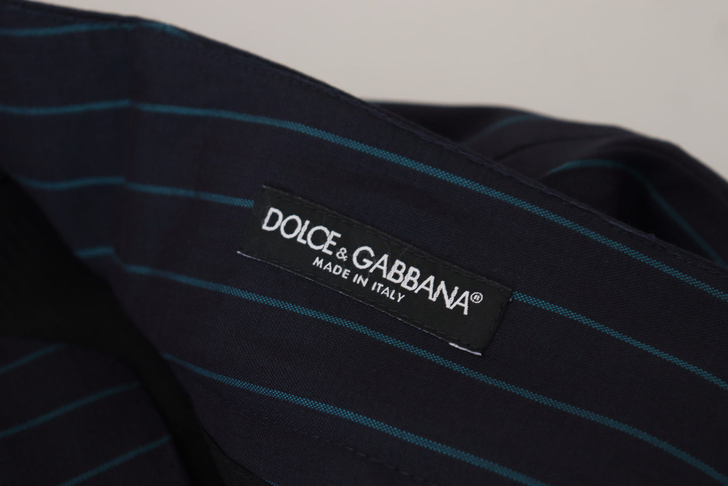 Dolce &amp; Gabbana – Elegante gestreifte Hose aus Schurwolle