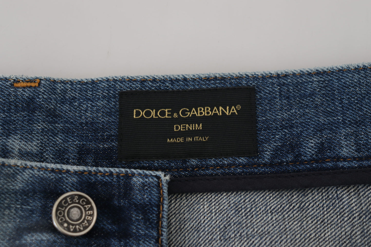 Dolce &amp; Gabbana Atemberaubende italienische Jeans aus zerfetztem Denim