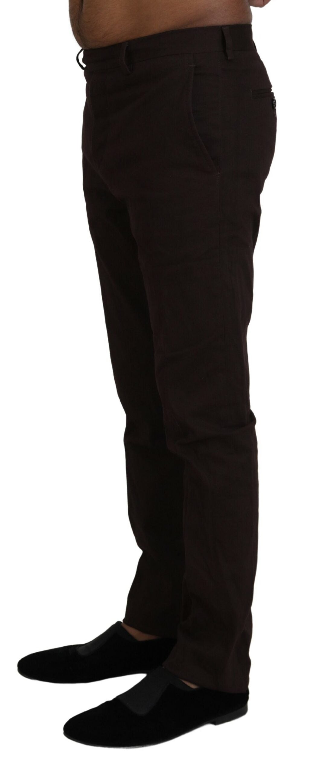 BENCIVENGA Elegante braune Hose aus Baumwollmischung