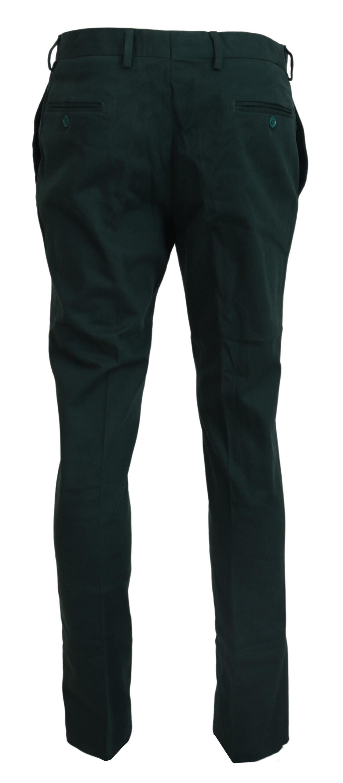 BENCIVENGA Elegante dunkelgrüne Chinohose