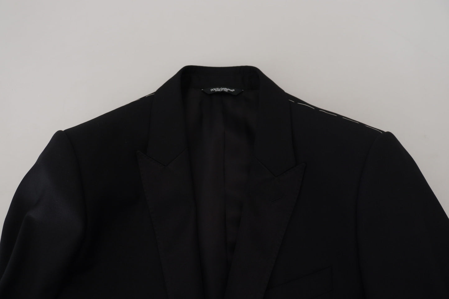 Dolce &amp; Gabbana Black Slim Fit Formal Martini Blazer