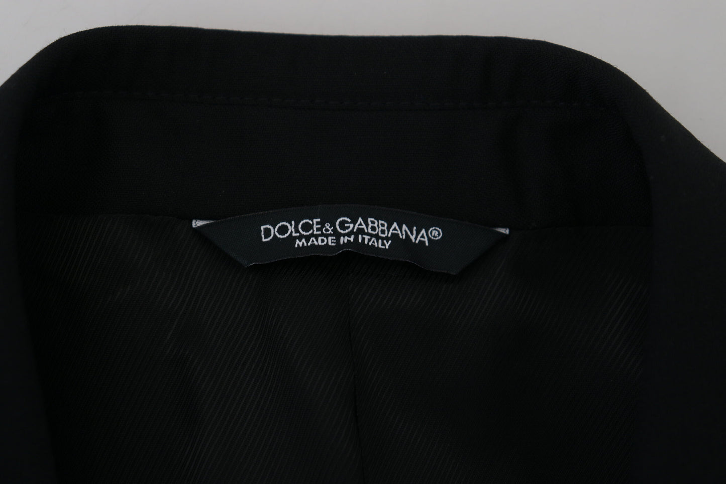 Dolce &amp; Gabbana Black Slim Fit Formal Martini Blazer