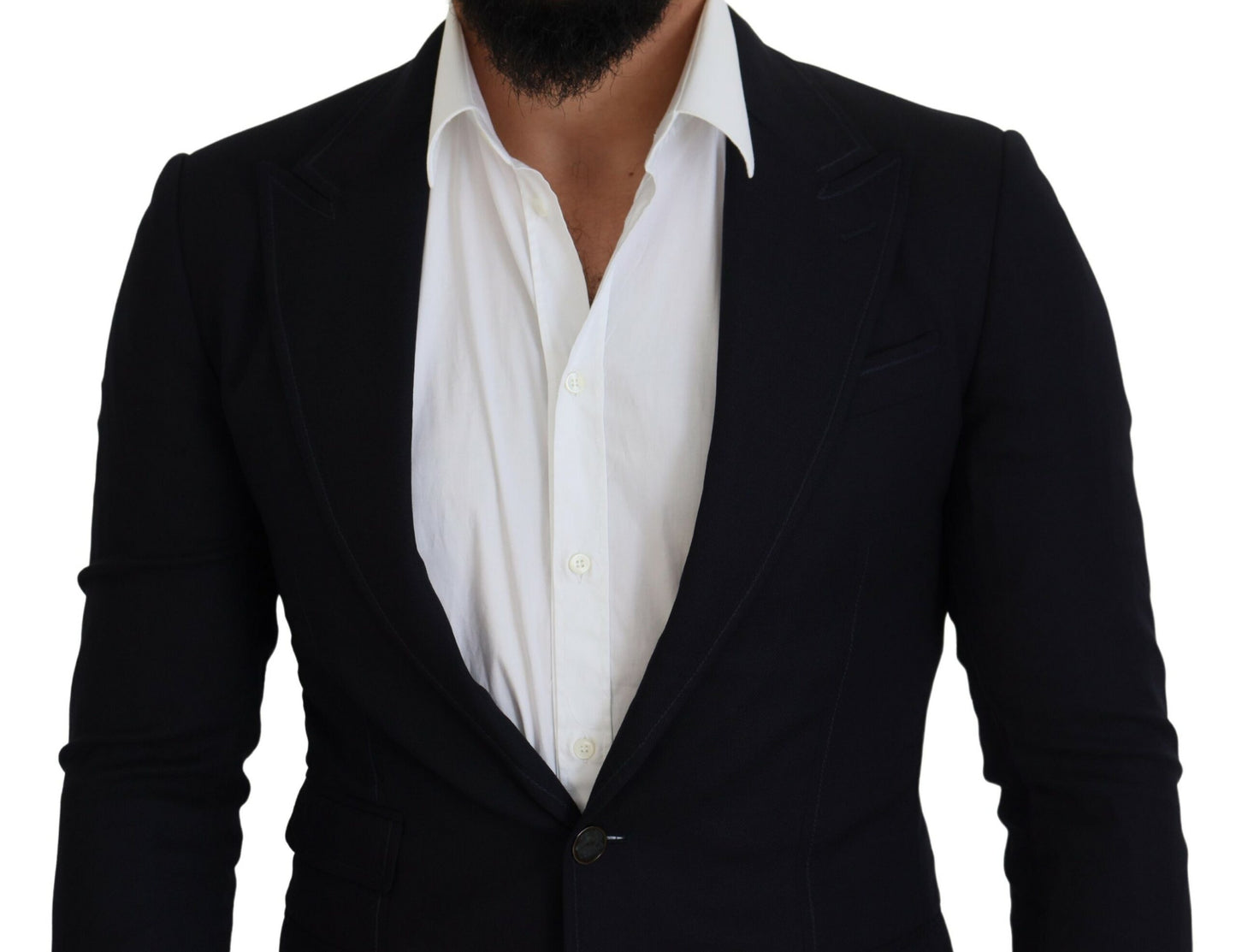 Dolce &amp; Gabbana Black Wool Formal Taormina Blazer