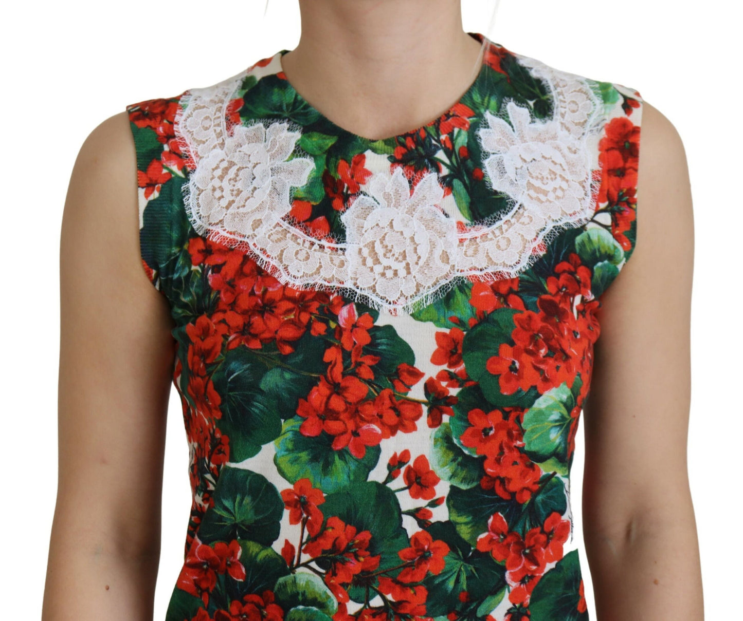 Dolce &amp; Gabbana Schicke Tanktop-Weste mit Blumendruck