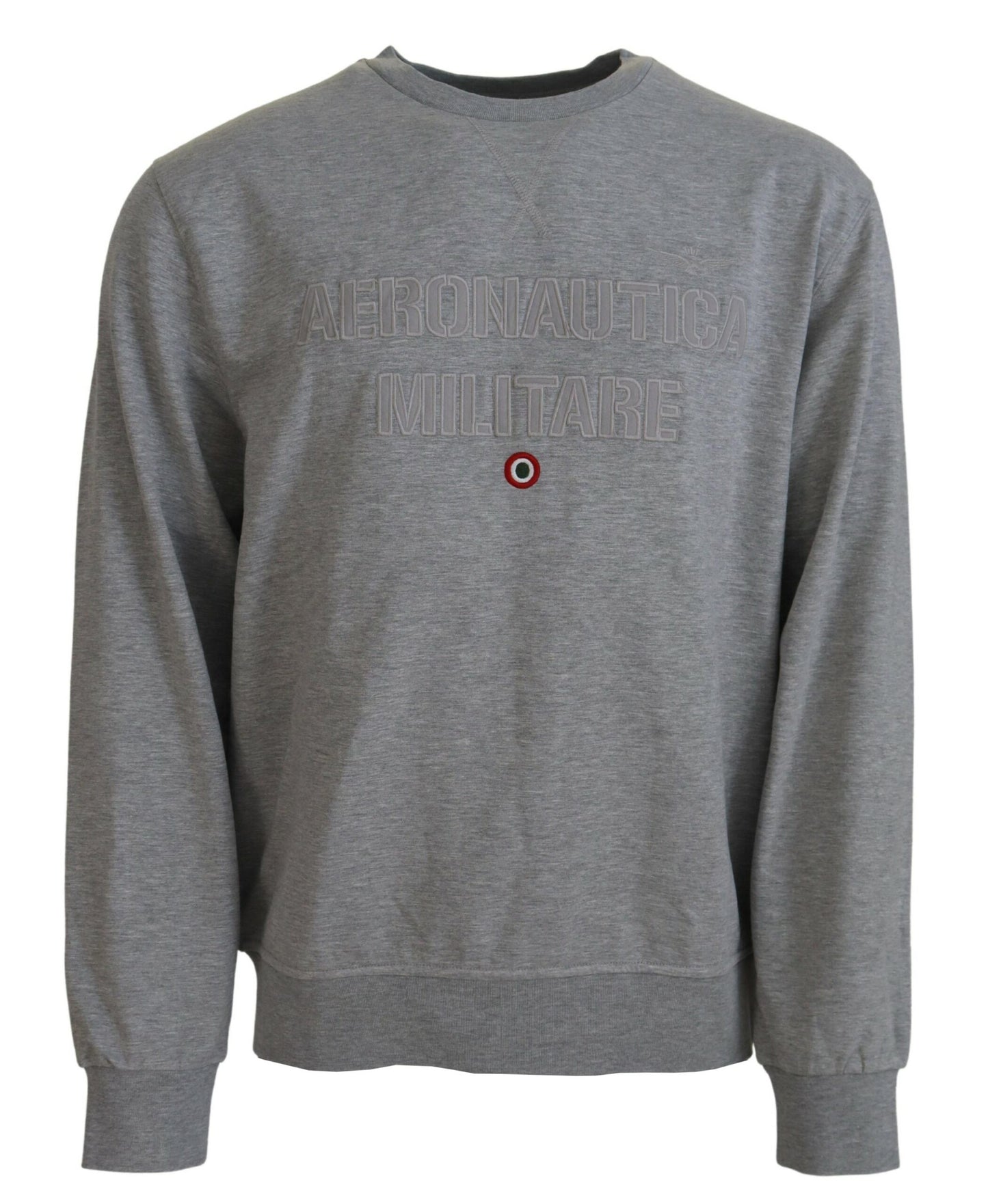 Eleganter grauer Pullover von Aeronautica Militare