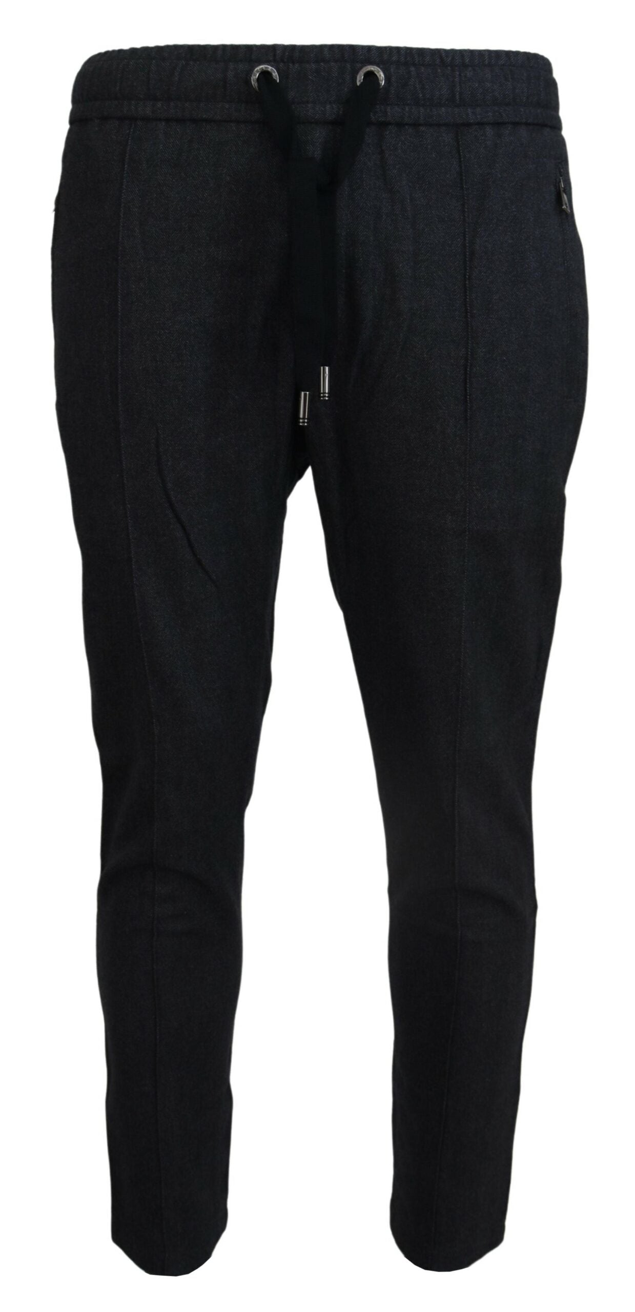 Dolce &amp; Gabbana Elegante graue Baumwoll-Jogginghose für Herren