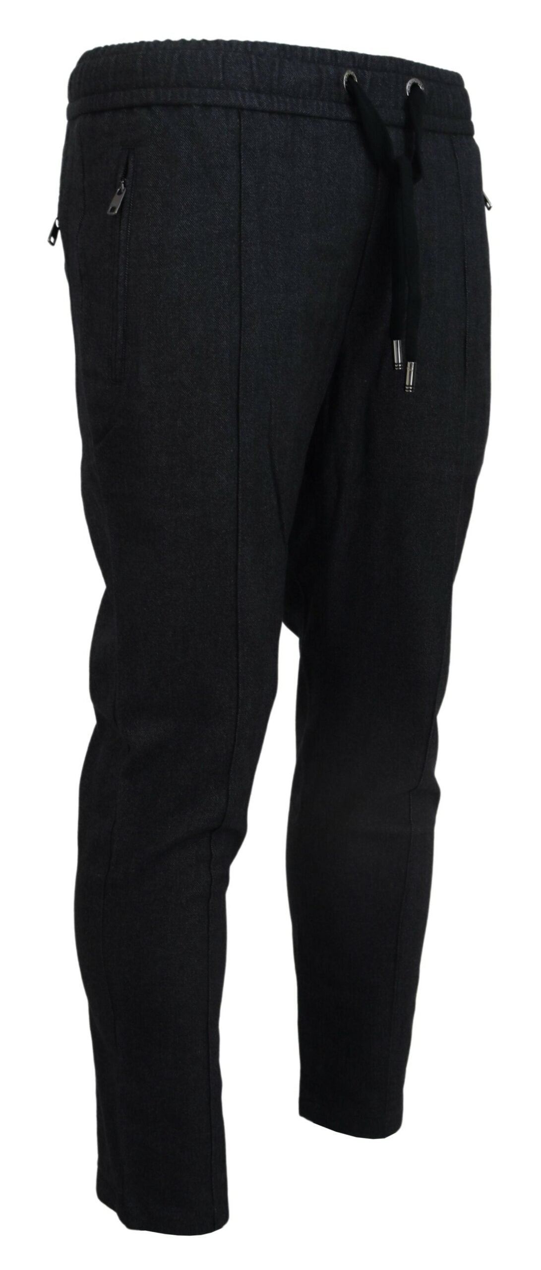 Dolce &amp; Gabbana Elegante graue Baumwoll-Jogginghose für Herren