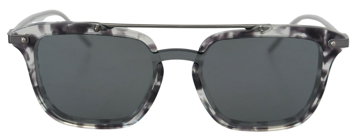 Dolce &amp; Gabbana Atemberaubende graue Acetat-Sonnenbrille