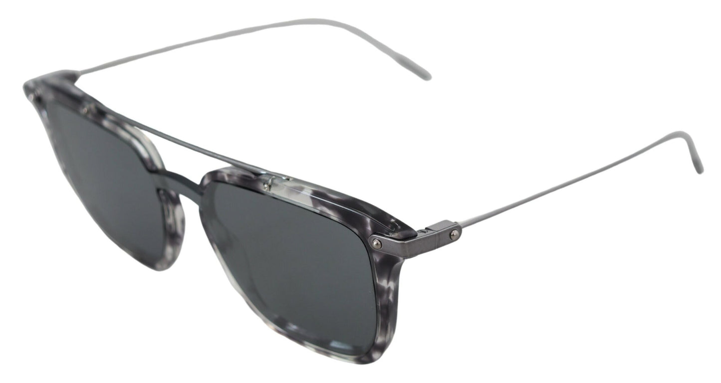 Dolce &amp; Gabbana Atemberaubende graue Acetat-Sonnenbrille