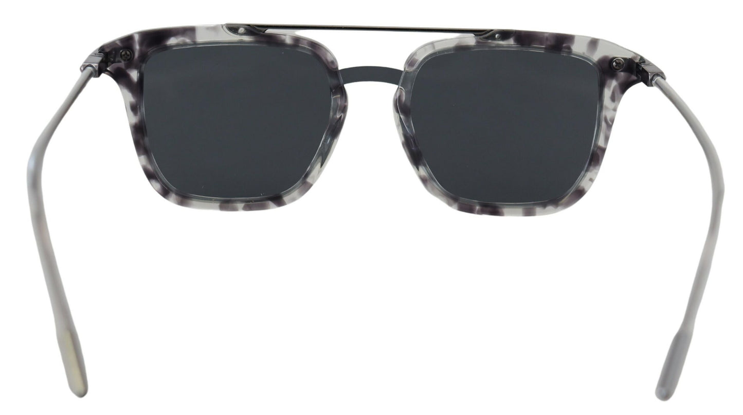 Dolce &amp; Gabbana Atemberaubende graue Acetat-Sonnenbrille