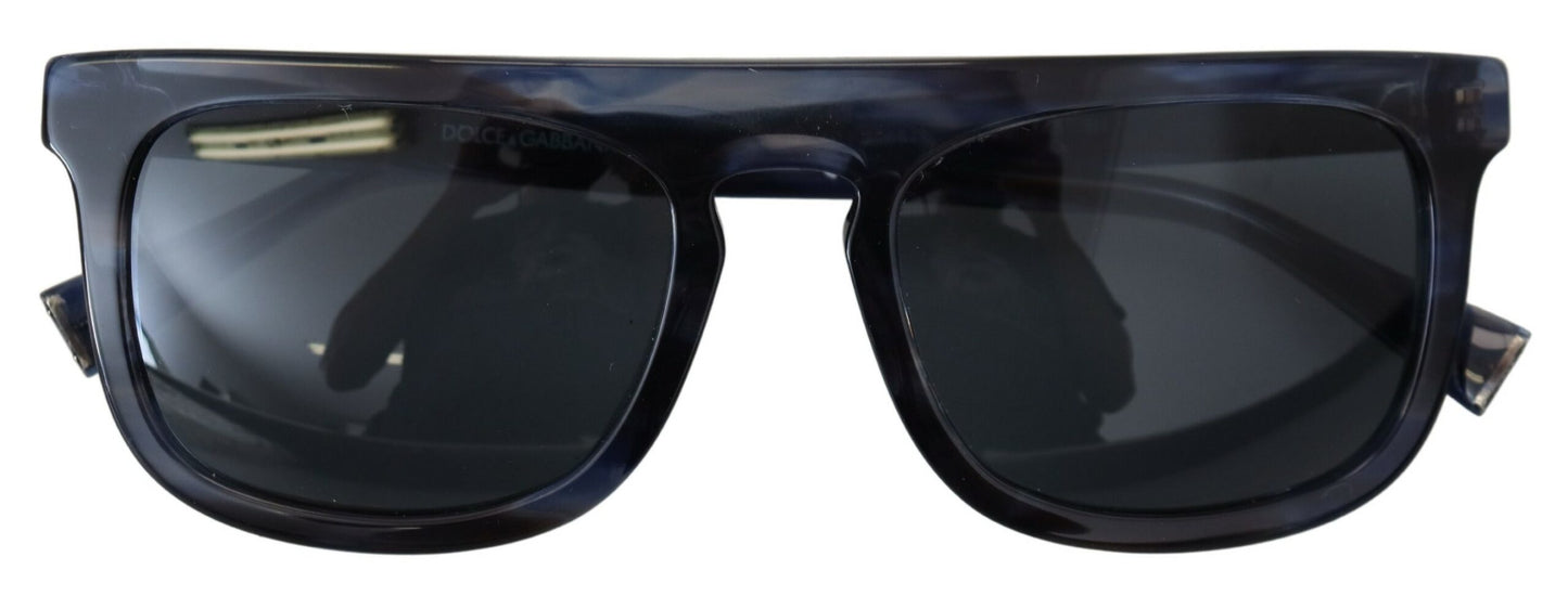 Dolce &amp; Gabbana Elegante blaue Acetat-Sonnenbrille für Damen