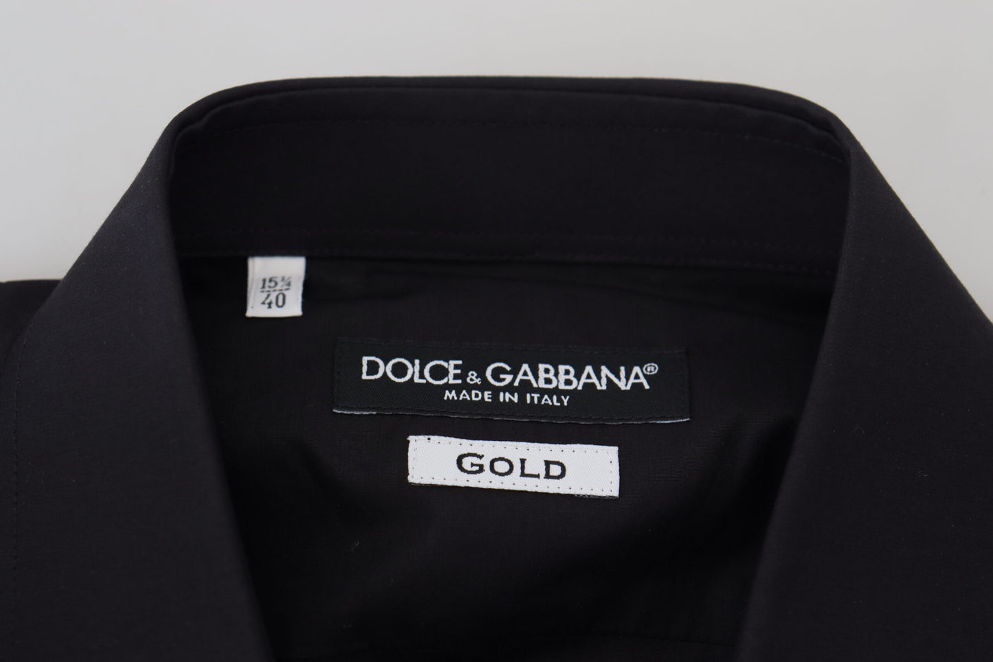 Dolce &amp; Gabbana – Elegantes, mit Blumen besticktes Baumwollhemd