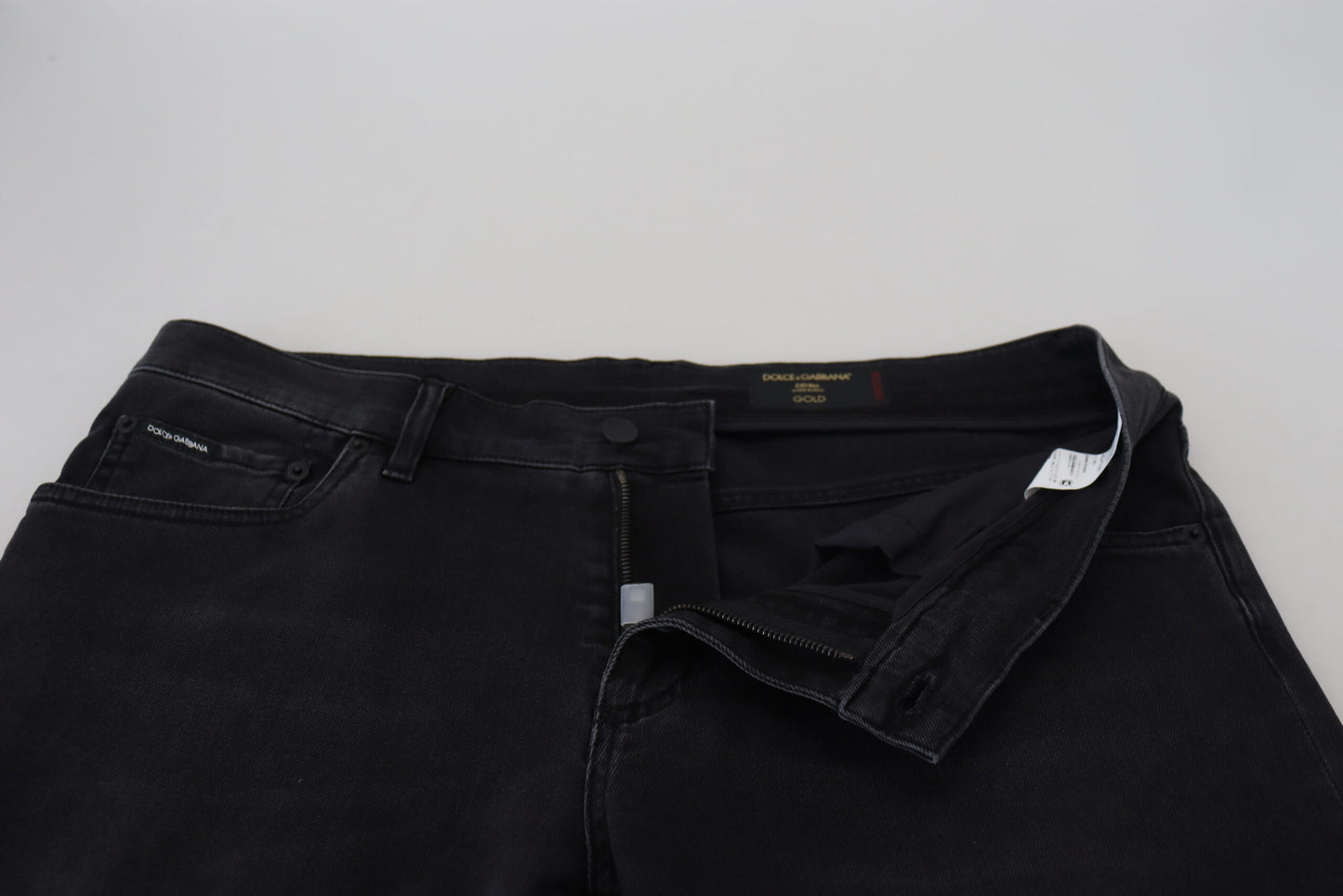 Schicke schwarze Röhrenjeans von Dolce &amp; Gabbana