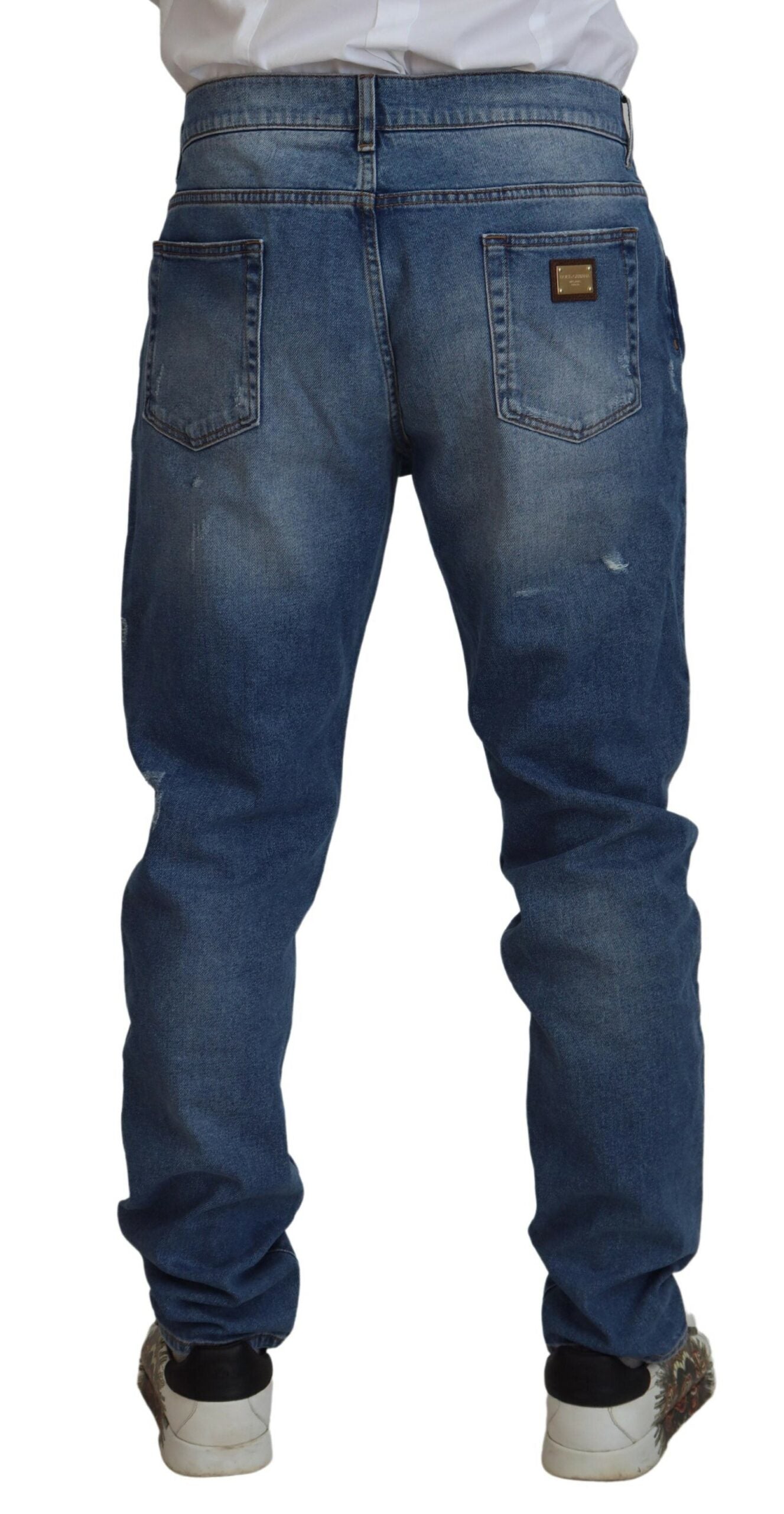 Dolce &amp; Gabbana Exquisite italienische Skinny-Denim-Jeans