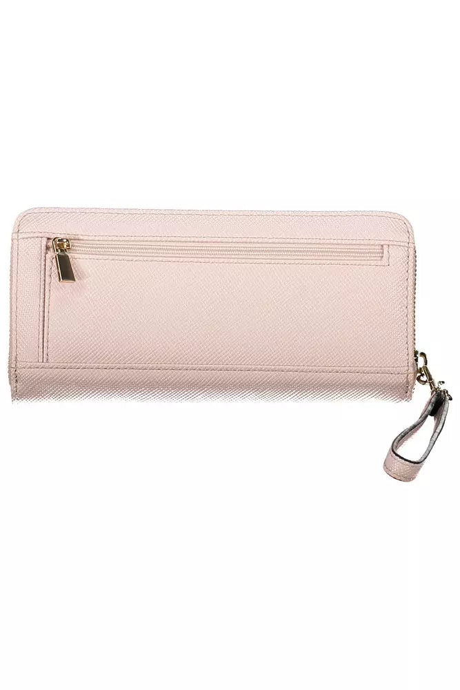 Guess Jeans Pink Polyethylene Women Wallet