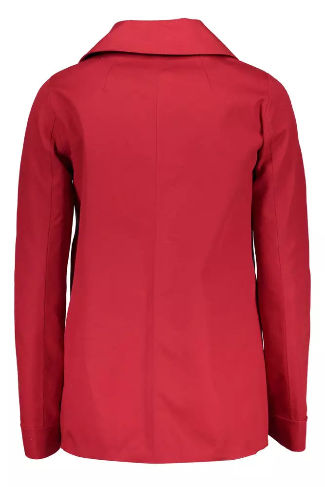 Gant Elegante rosa Baumwoll-Sportjacke mit Logo