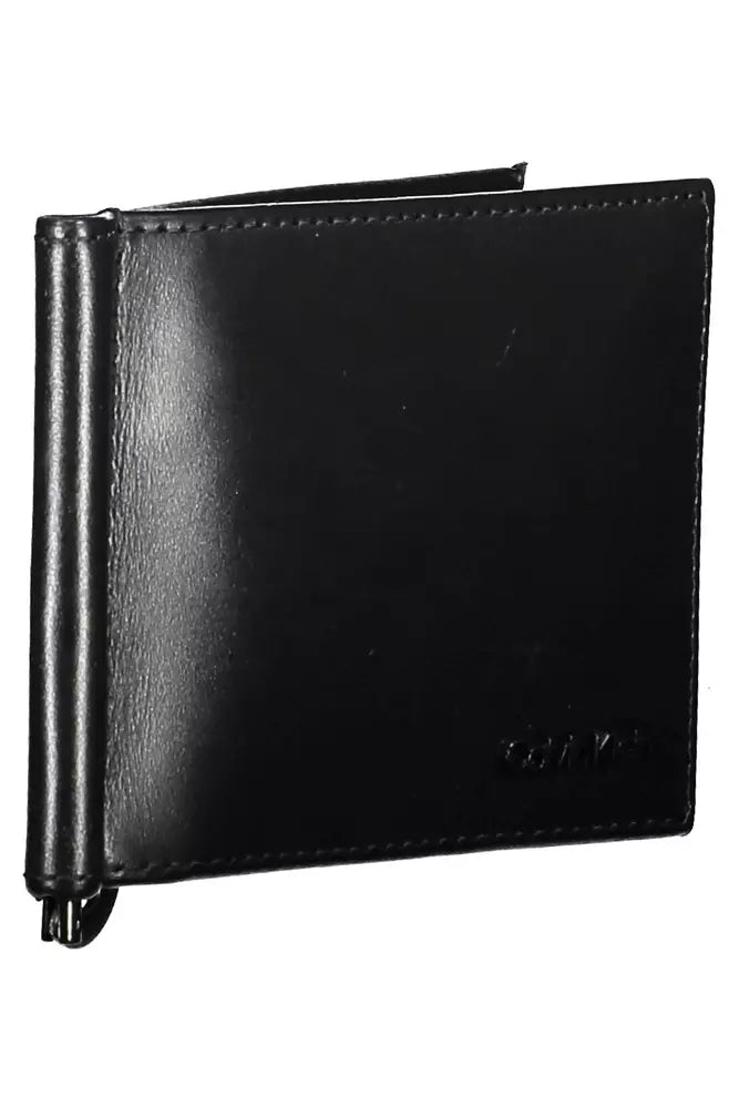 Calvin Klein Black Leather Men Wallet