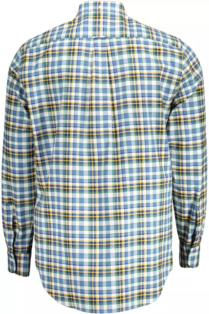 Gant Blue Cotton Mens Shirt