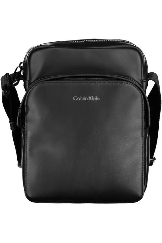 Calvin Klein Black Polyester Men Shoulder Bag